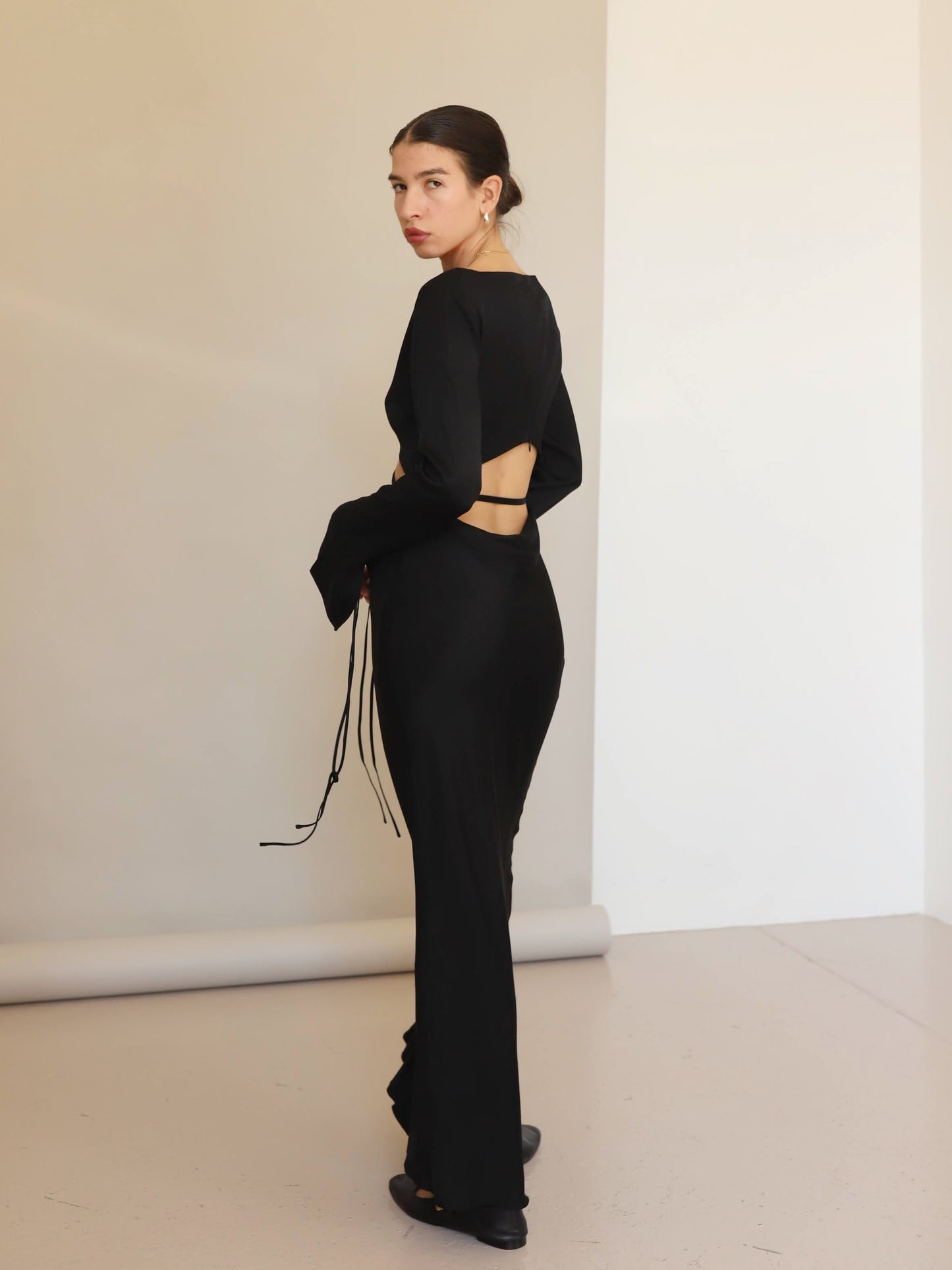 Bec + Bridge Black Diamond Days L/S Maxi Dress