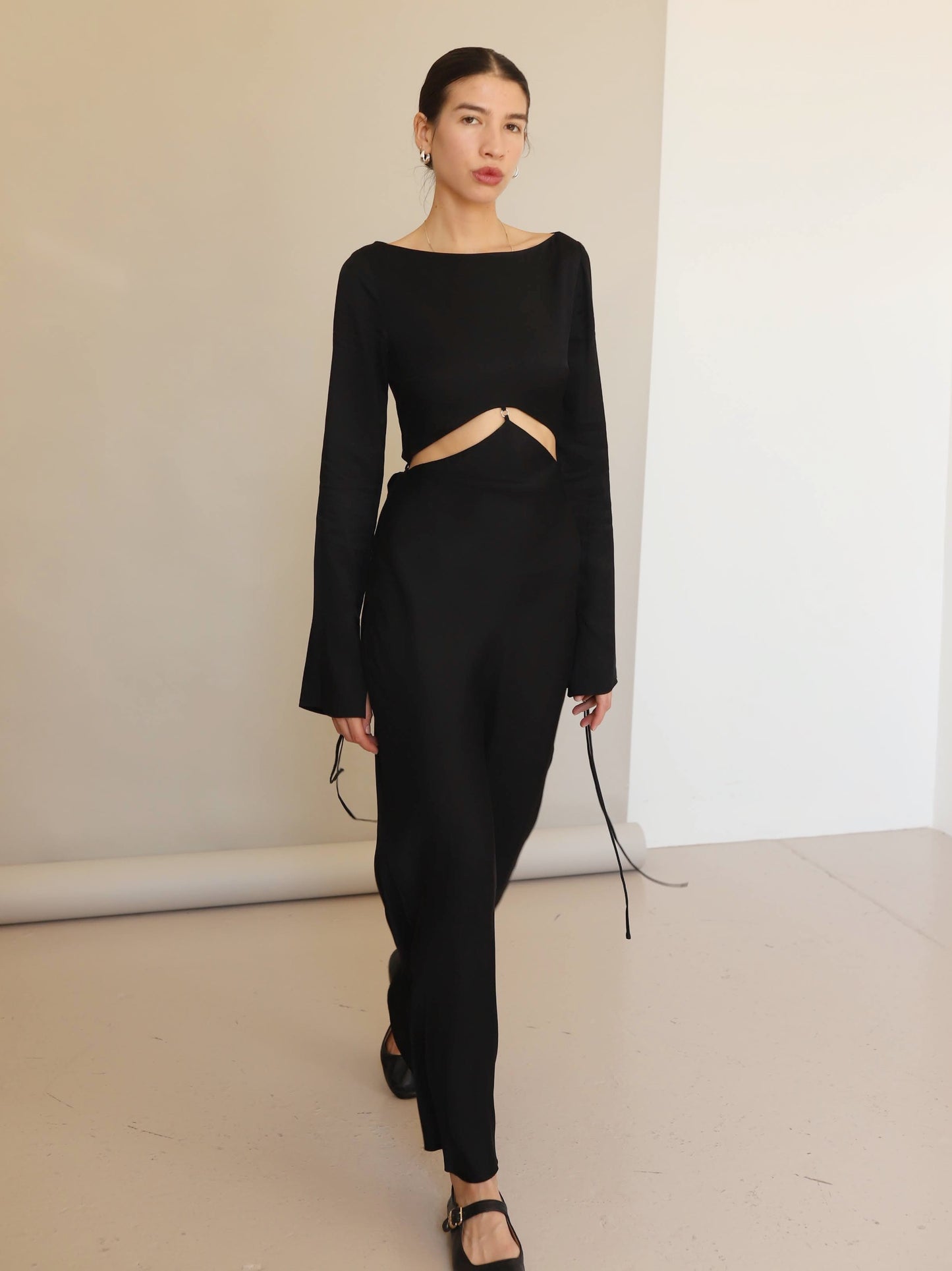 Bec + Bridge Black Diamond Days L/S Maxi Dress