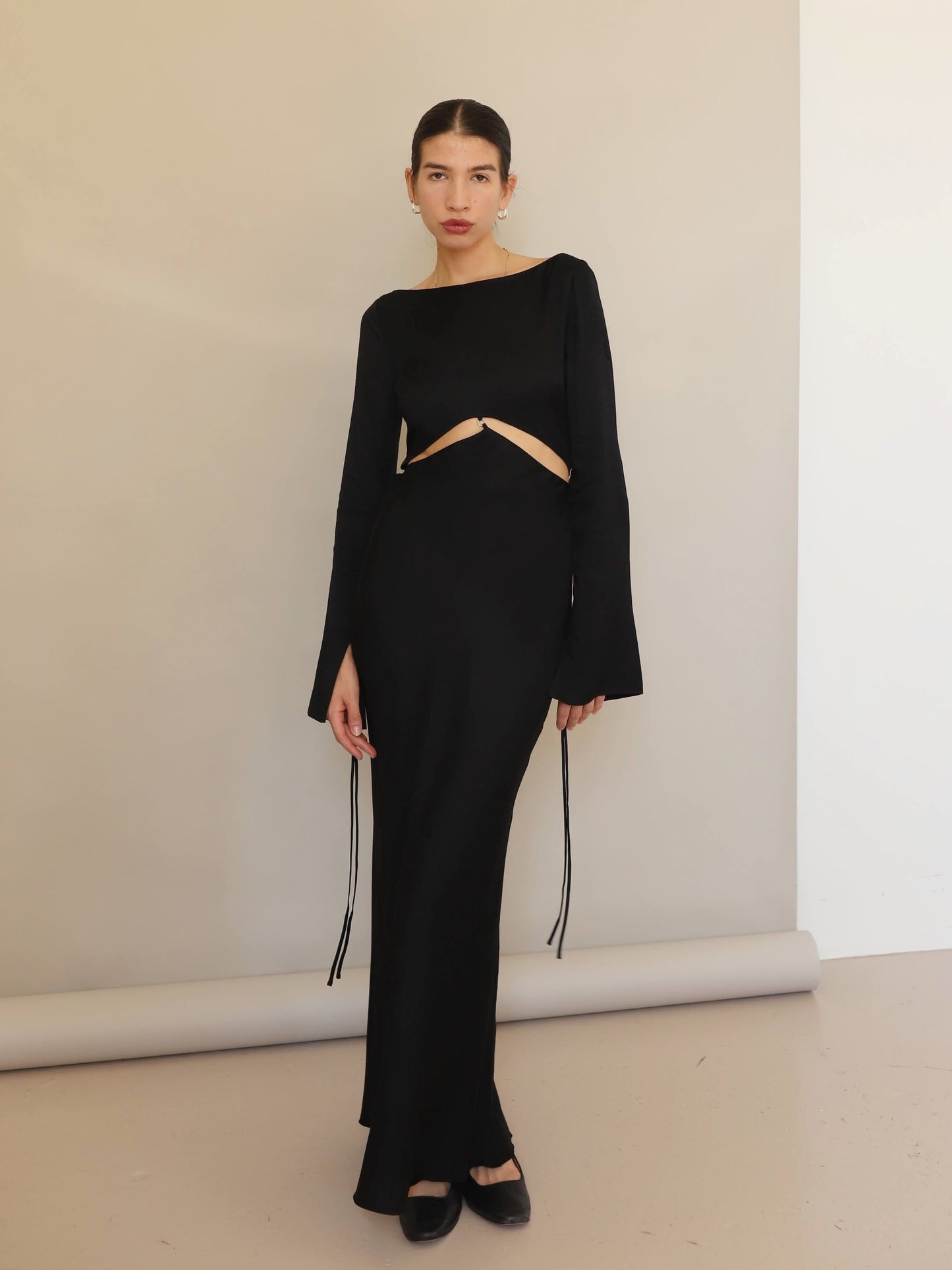 Bec + Bridge Black Diamond Days L/S Maxi Dress