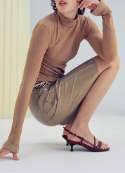 Vagabond Jonna Cherry Leather Heeled Sandals