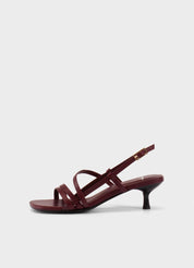 Vagabond Jonna Cherry Leather Heeled Sandals