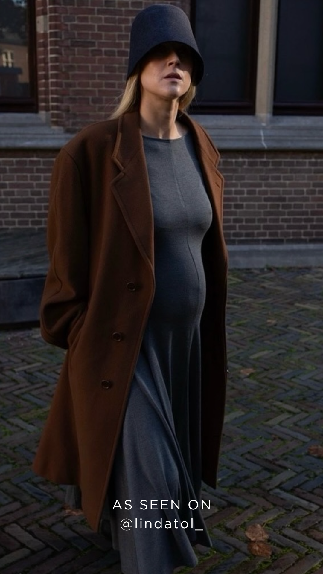 Rue Sophie Grey Jersey Cler Dress