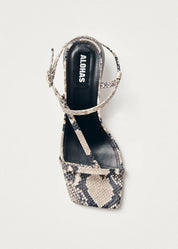 Alohas Magali Indo Cream Leather Sandals