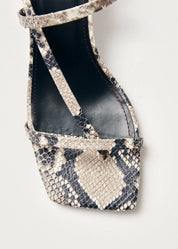 Alohas Magali Indo Cream Leather Sandals