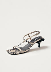 Alohas Magali Indo Cream Leather Sandals
