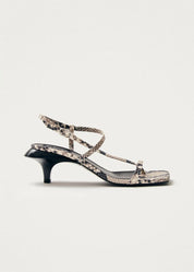 Alohas Magali Indo Cream Leather Sandals