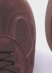 Alohas Rife Chocolate Brown Leather Sneakers