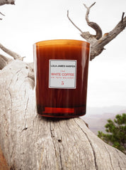 Lola James Harper 5 The White Coffee on Teta Balcony Candle