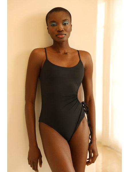 Black Shorebreak One Piece Swimsuit