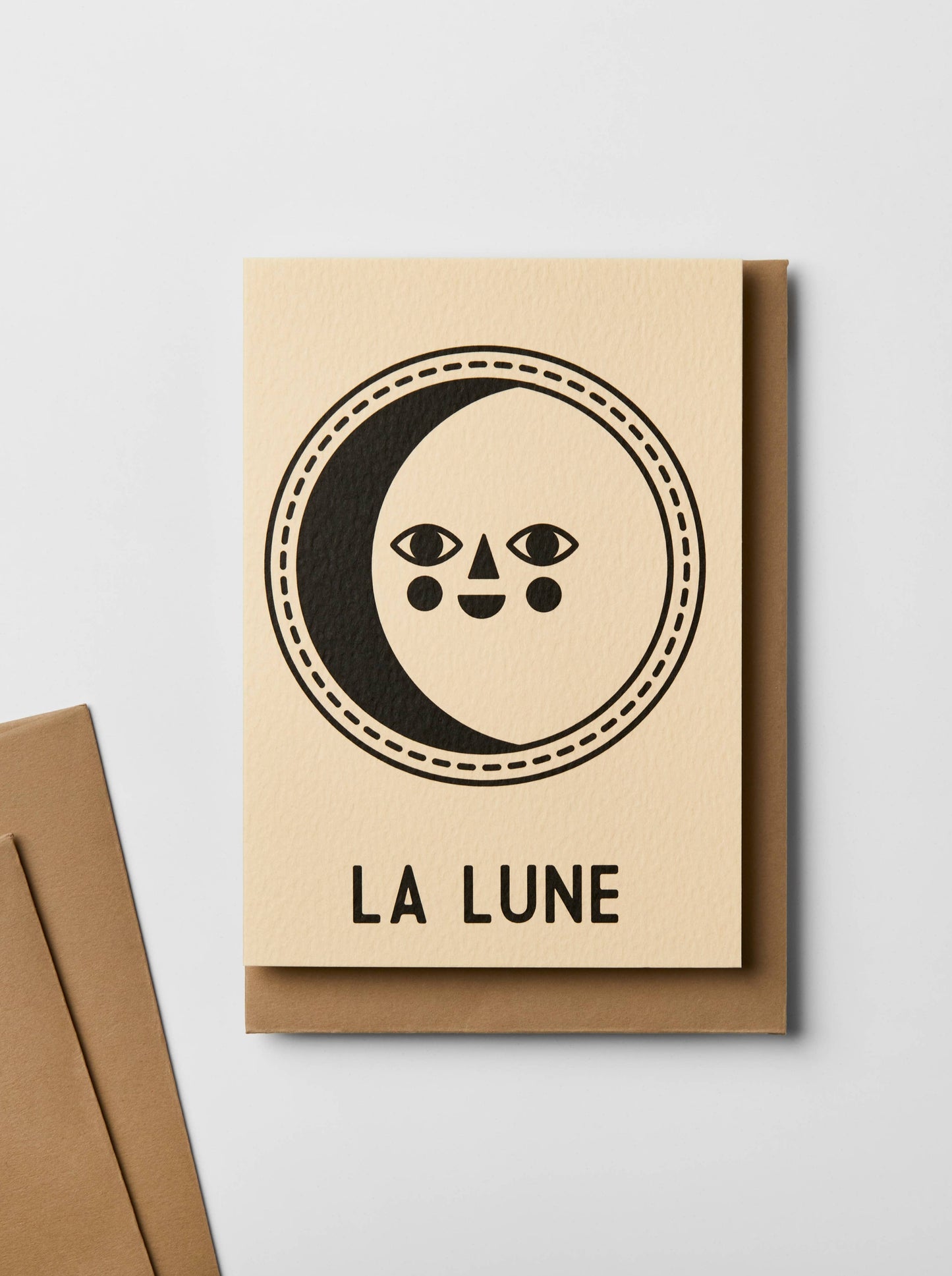 'LA LUNE' Moon Greeting Card
