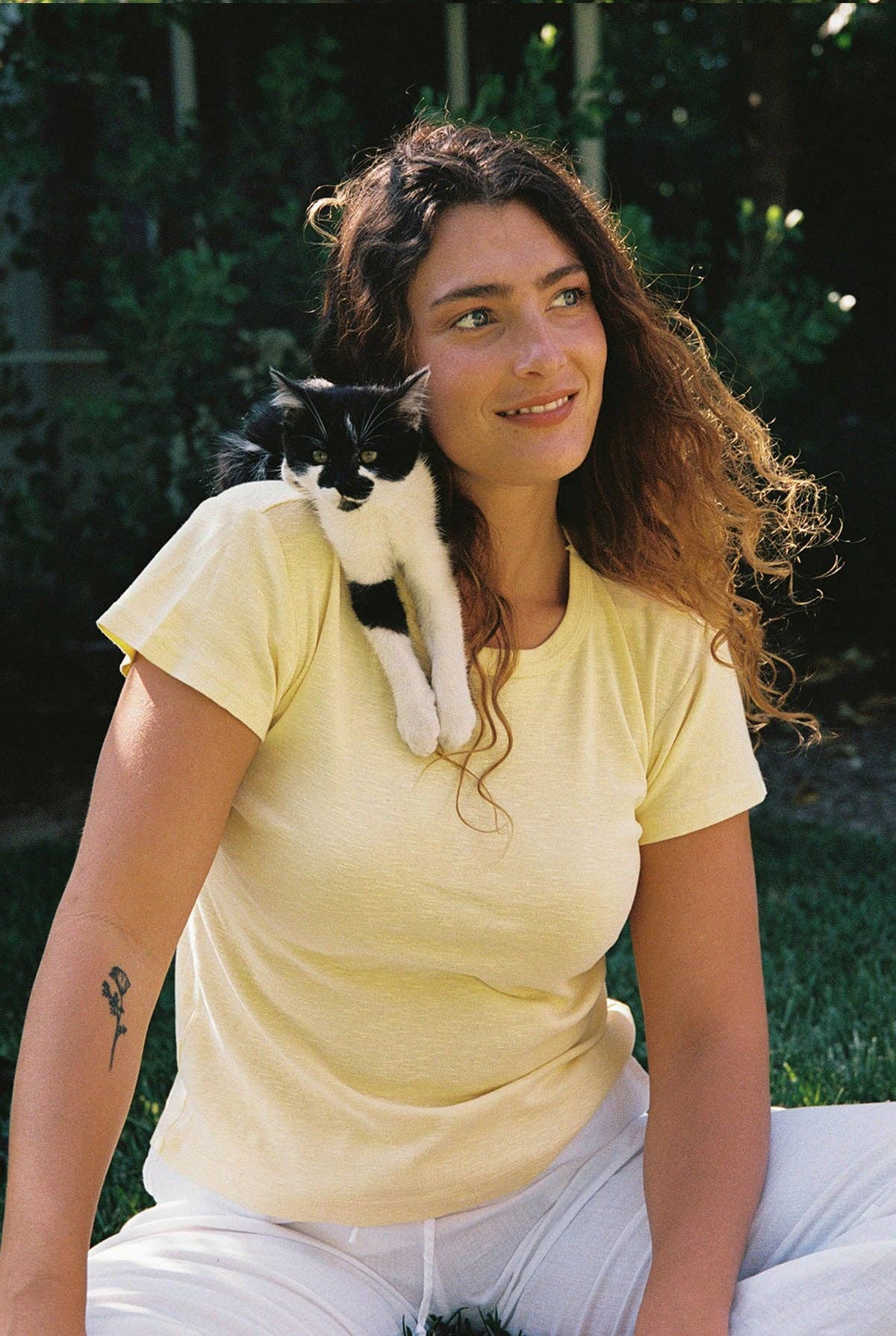 LA Relaxed Yellow Vintage Slub Tee