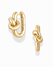 Gold Karina Knot Hoops