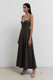 St. Agni Cami Dress in Wood