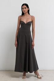 St. Agni Cami Dress in Wood
