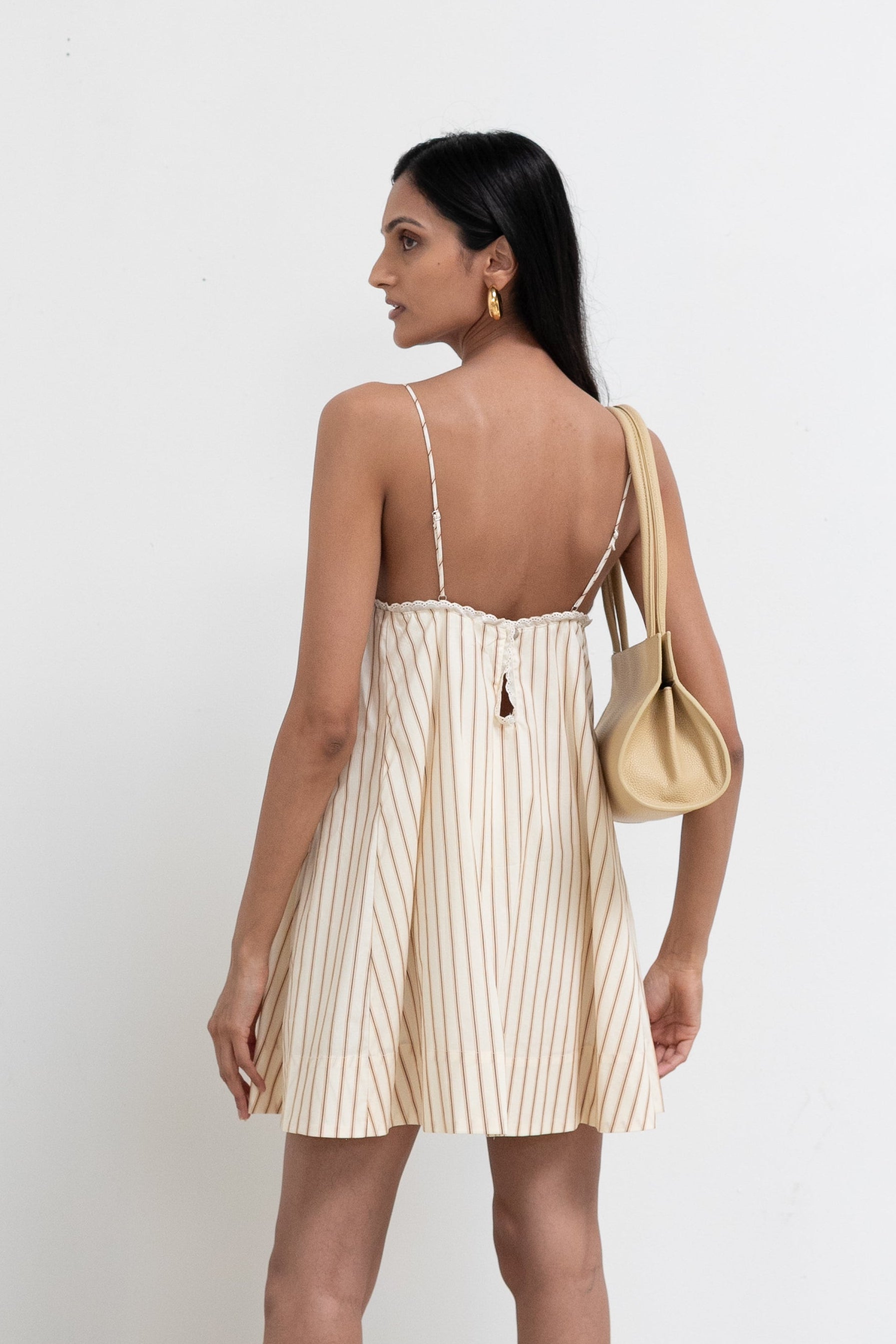 Vanilla Striped Vera Mini Dress
