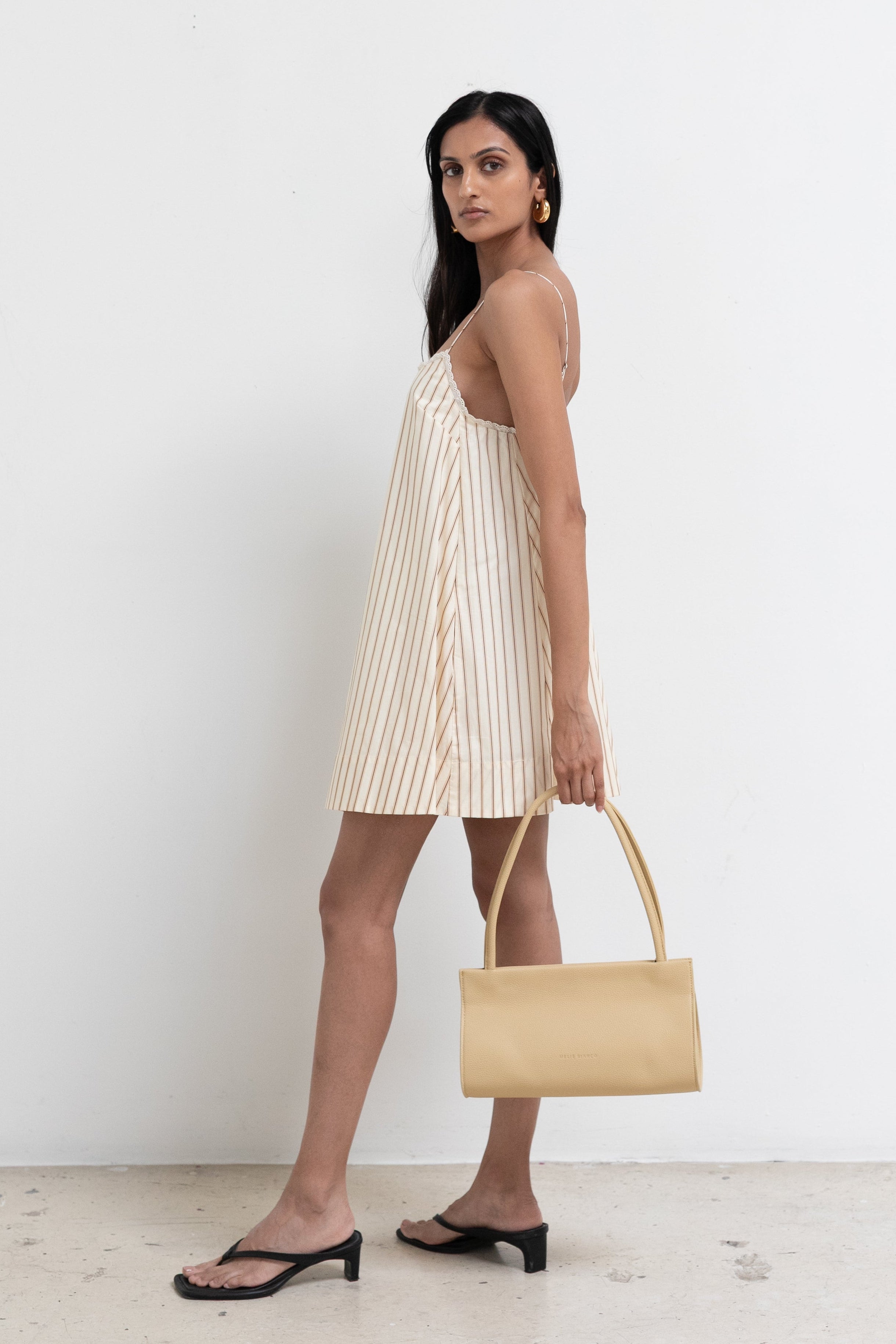 Vanilla Striped Vera Mini Dress