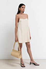 Vanilla Striped Vera Mini Dress