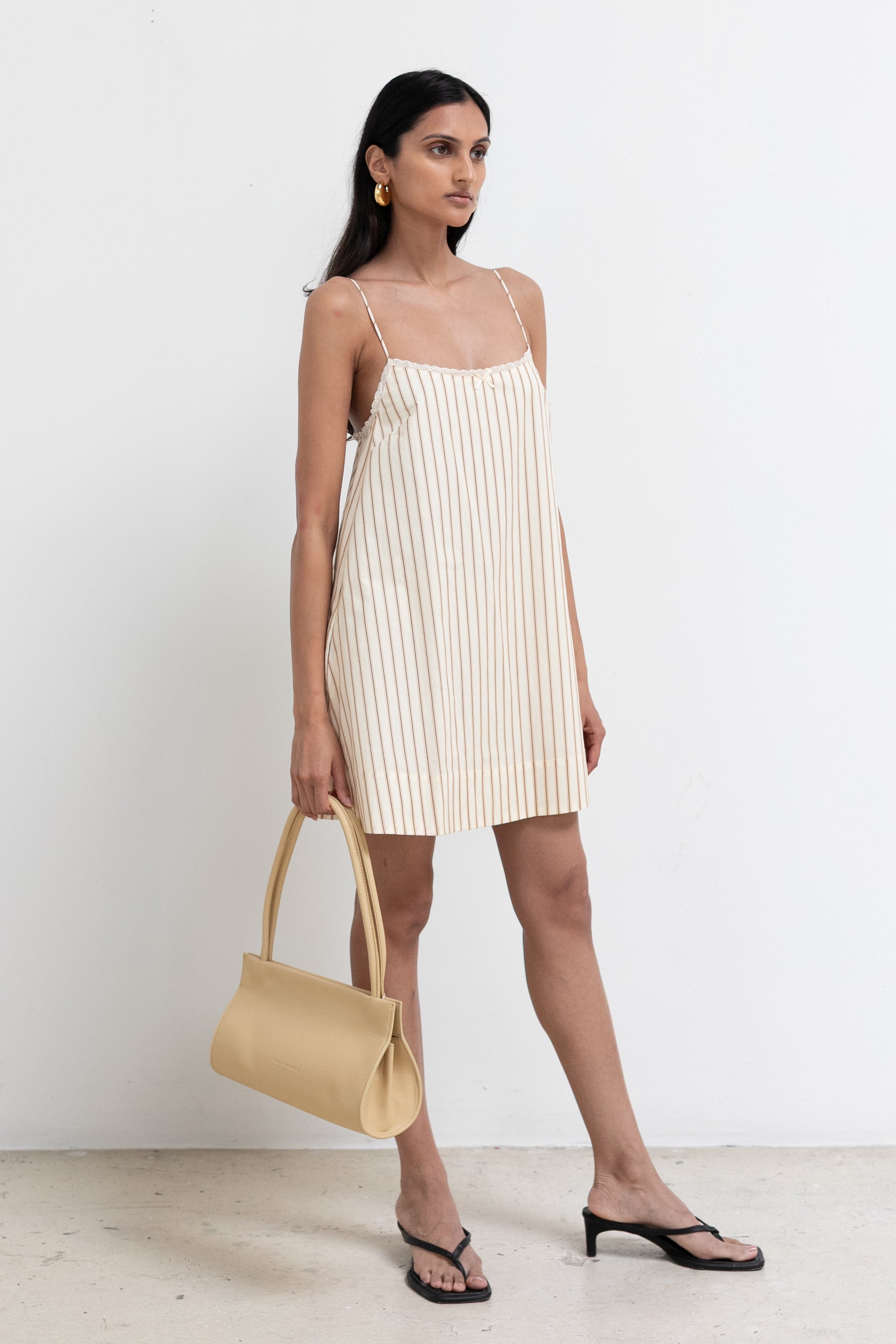 Vanilla Striped Vera Mini Dress