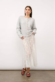 Philippa White Lace Maxi Skirt