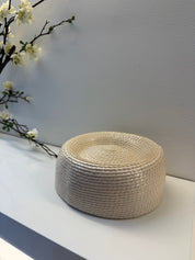 Vintage Straw Pillbox Hat