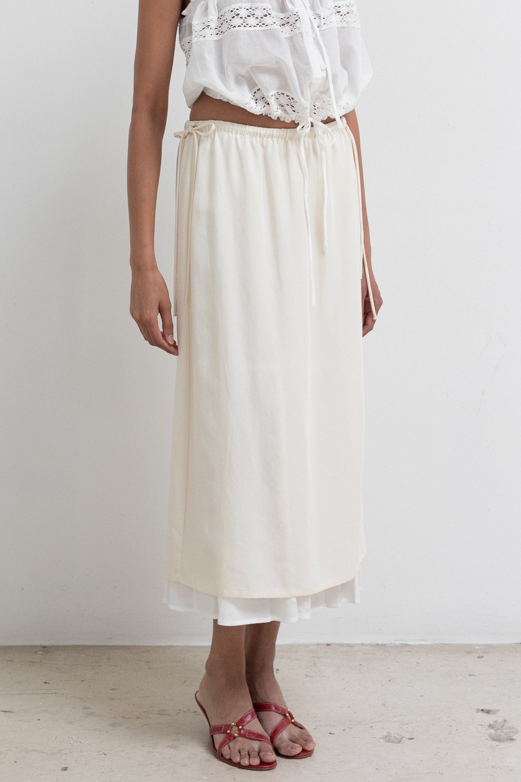 Rue Sophie Off White Rumi Skirt