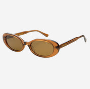 FREYRS Eyewear Mimi Oval Sunglasses - Brown