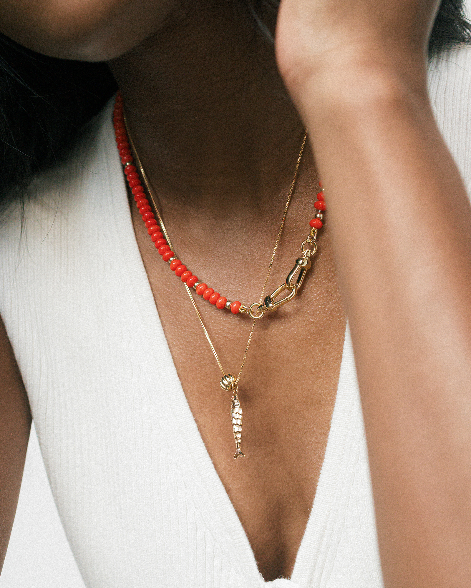 Gold Shia Fish Charm