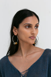 Silver Hoop J'adore Earrings