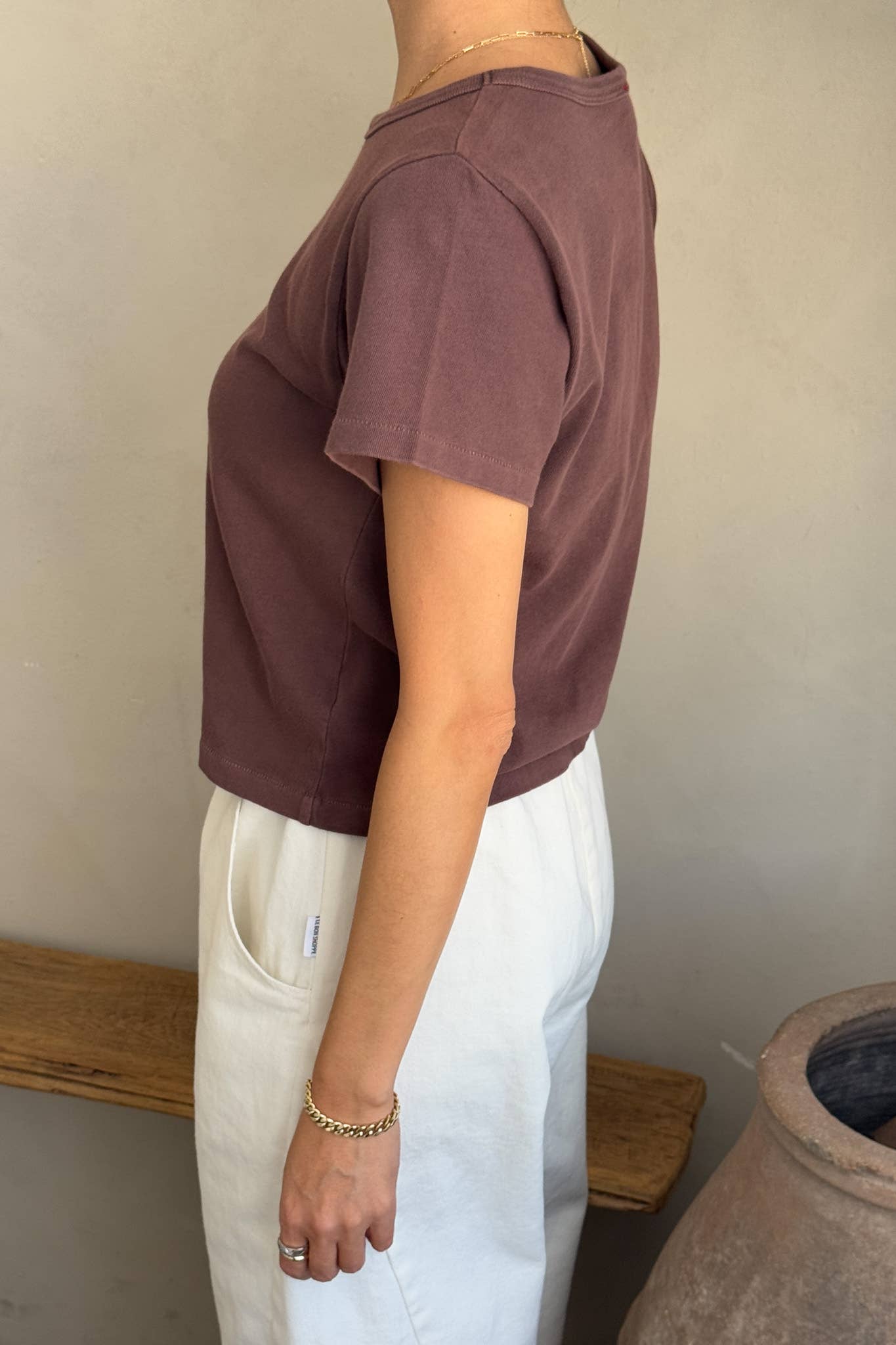 Le Bon Shoppe Little Boy Tee in Espresso