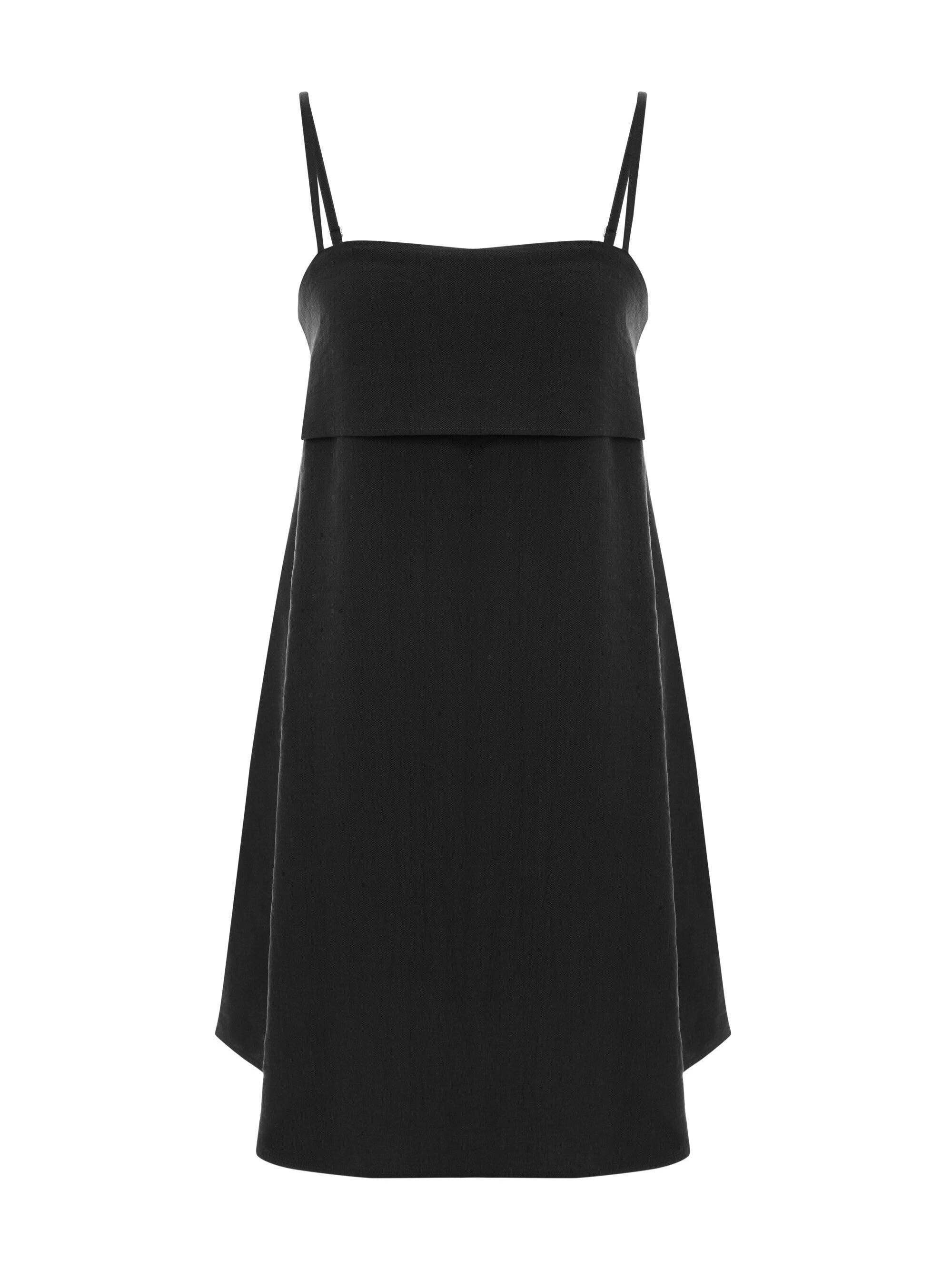 The Handloom Black Indy Mini Dress