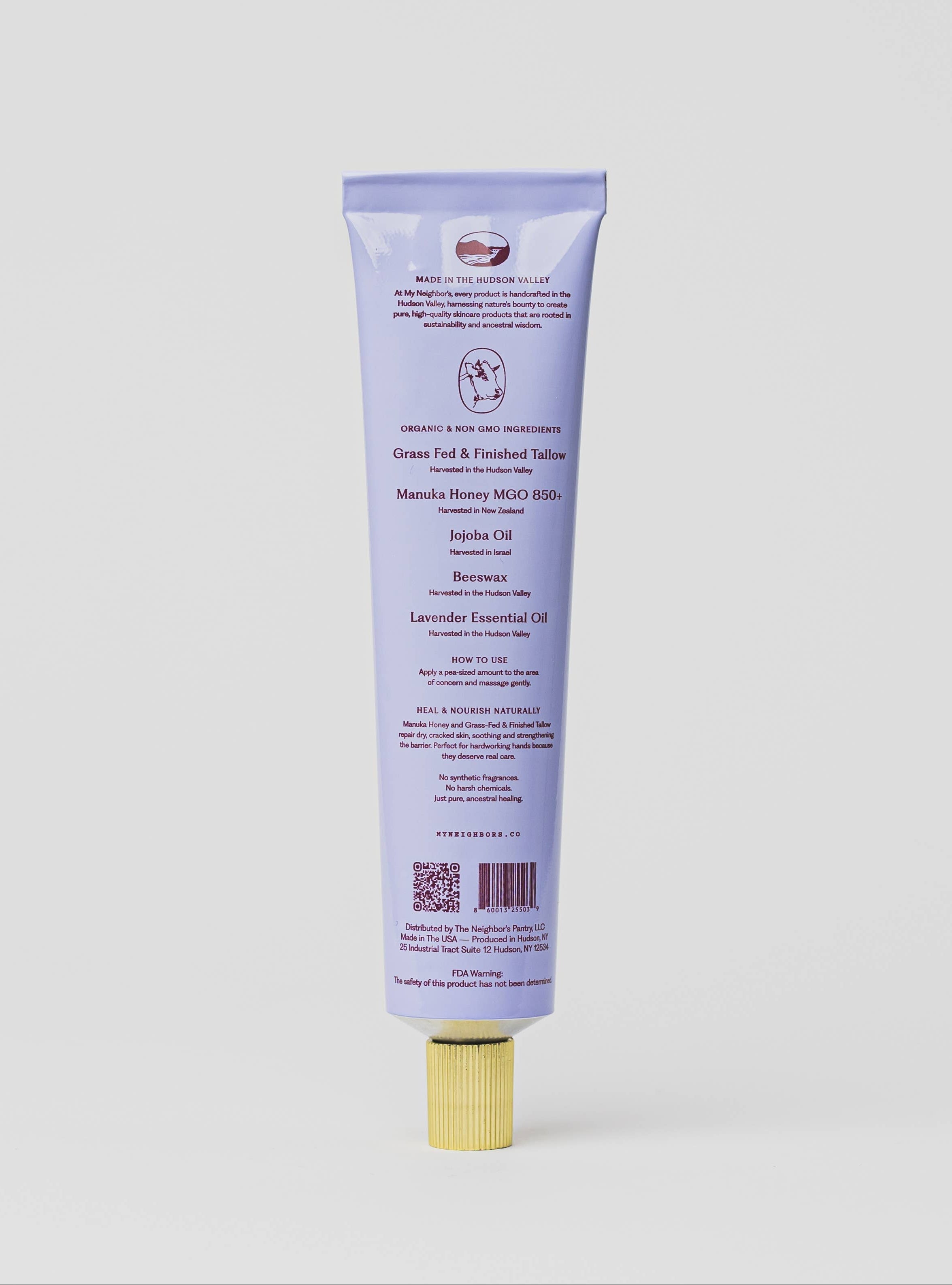 My Neighbor’s Manuka Honey & Lavender Tallow Hand Balm