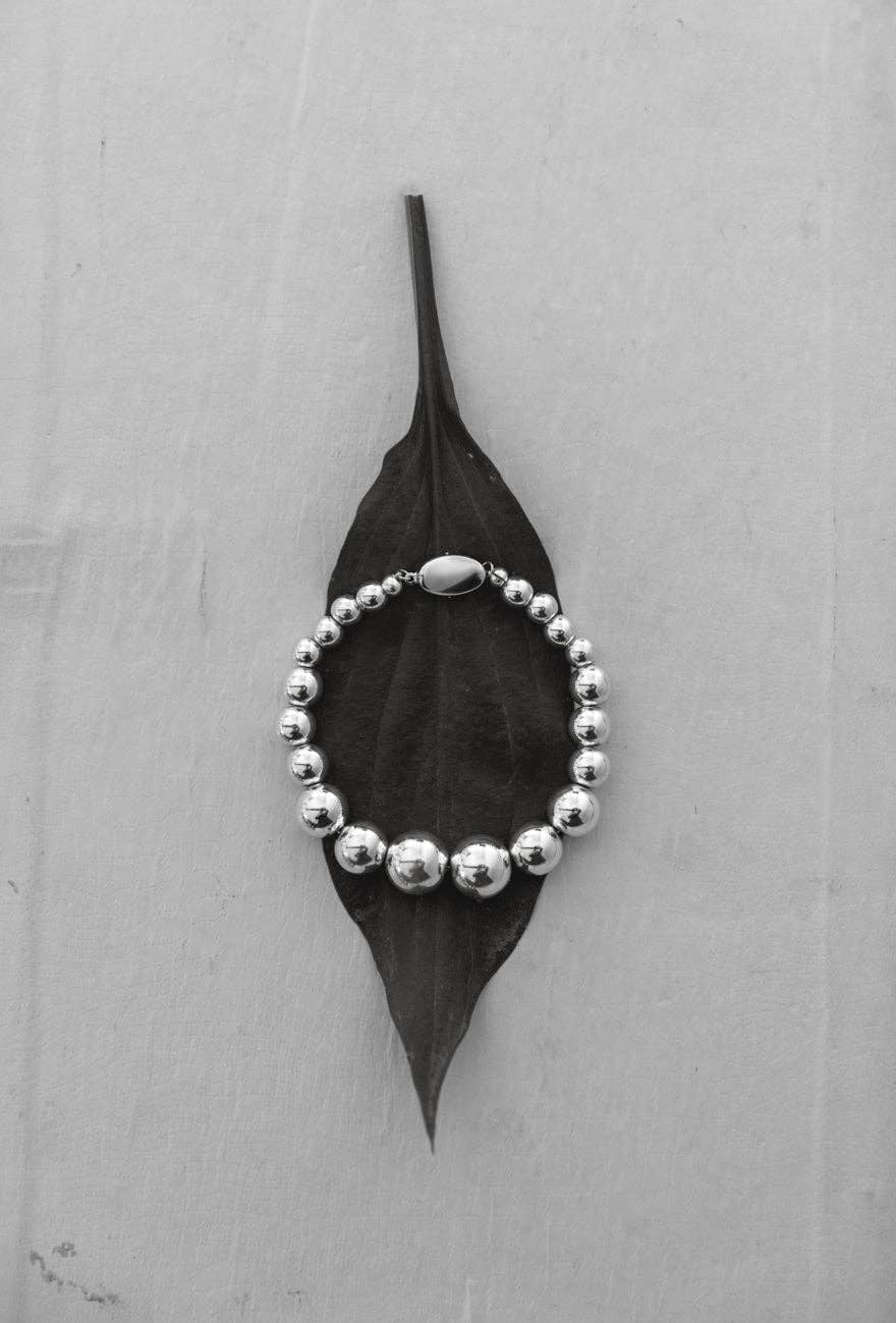 Maslo Silver Crescere Bracelet