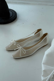 Vintage Badgley Mischika White Mesh Flats