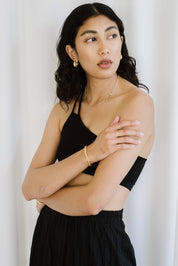 Kara Yoo Sterling Silver Hazel Hoops