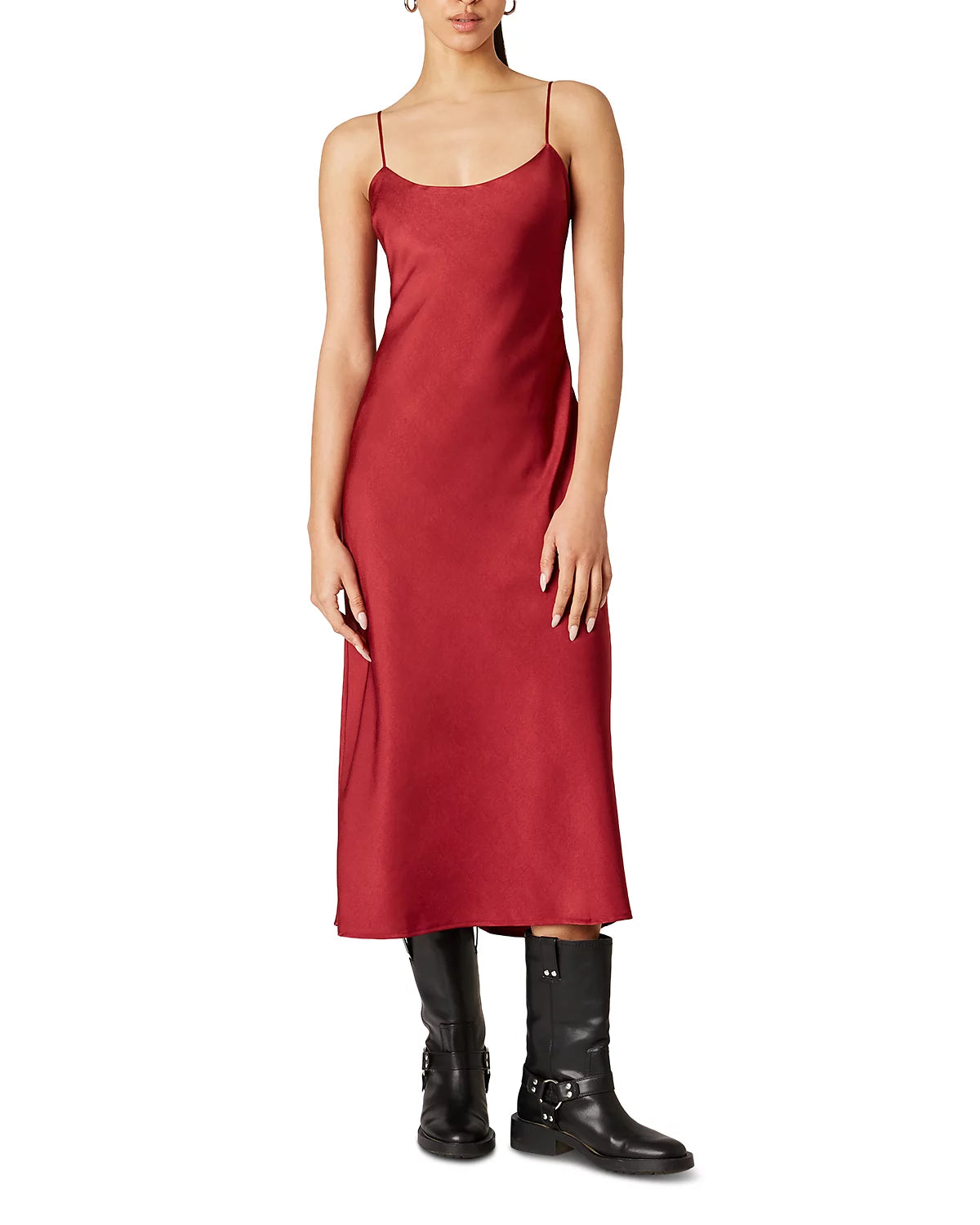 Garnet Rumble Midi Slip Dress