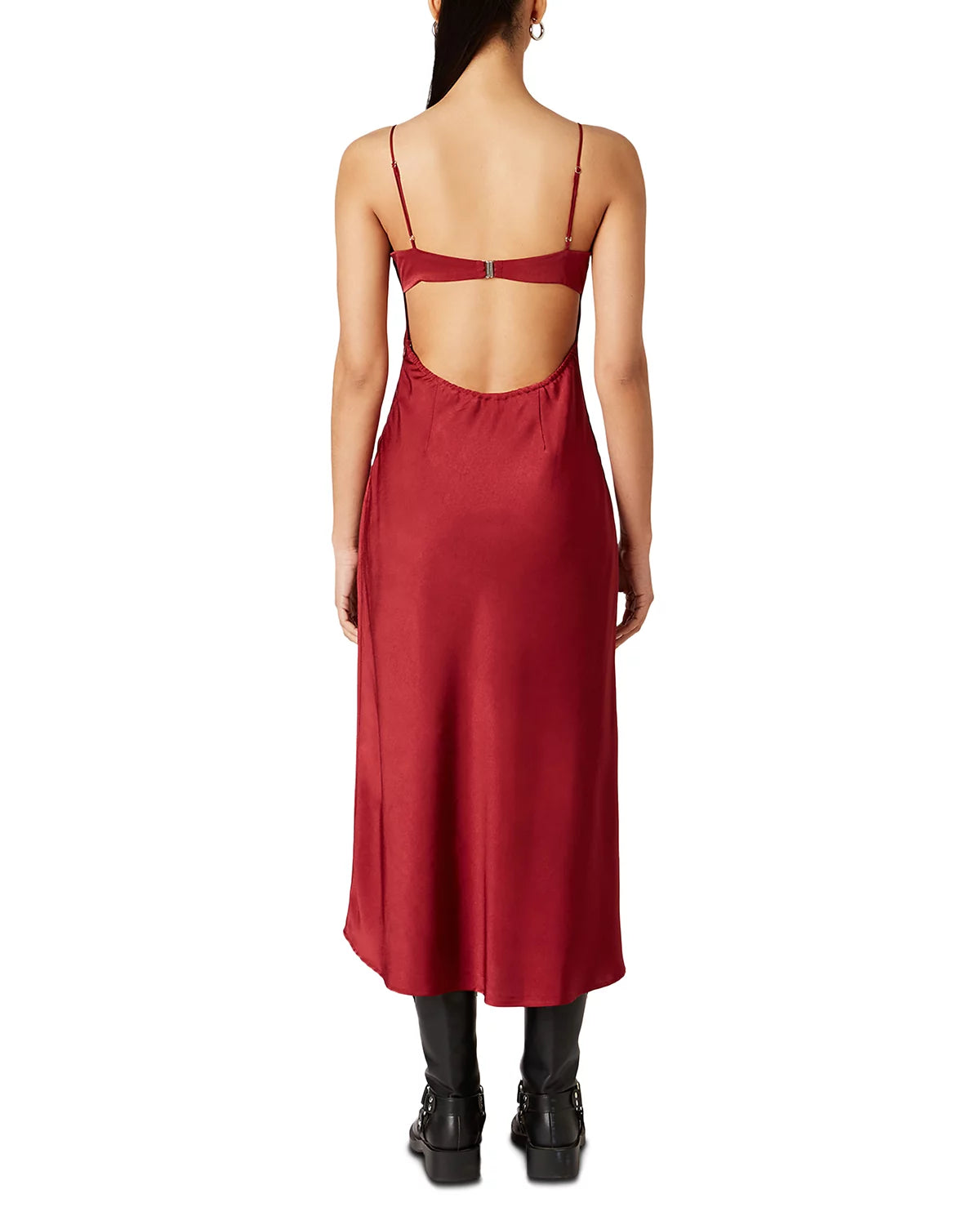 Garnet Rumble Midi Slip Dress