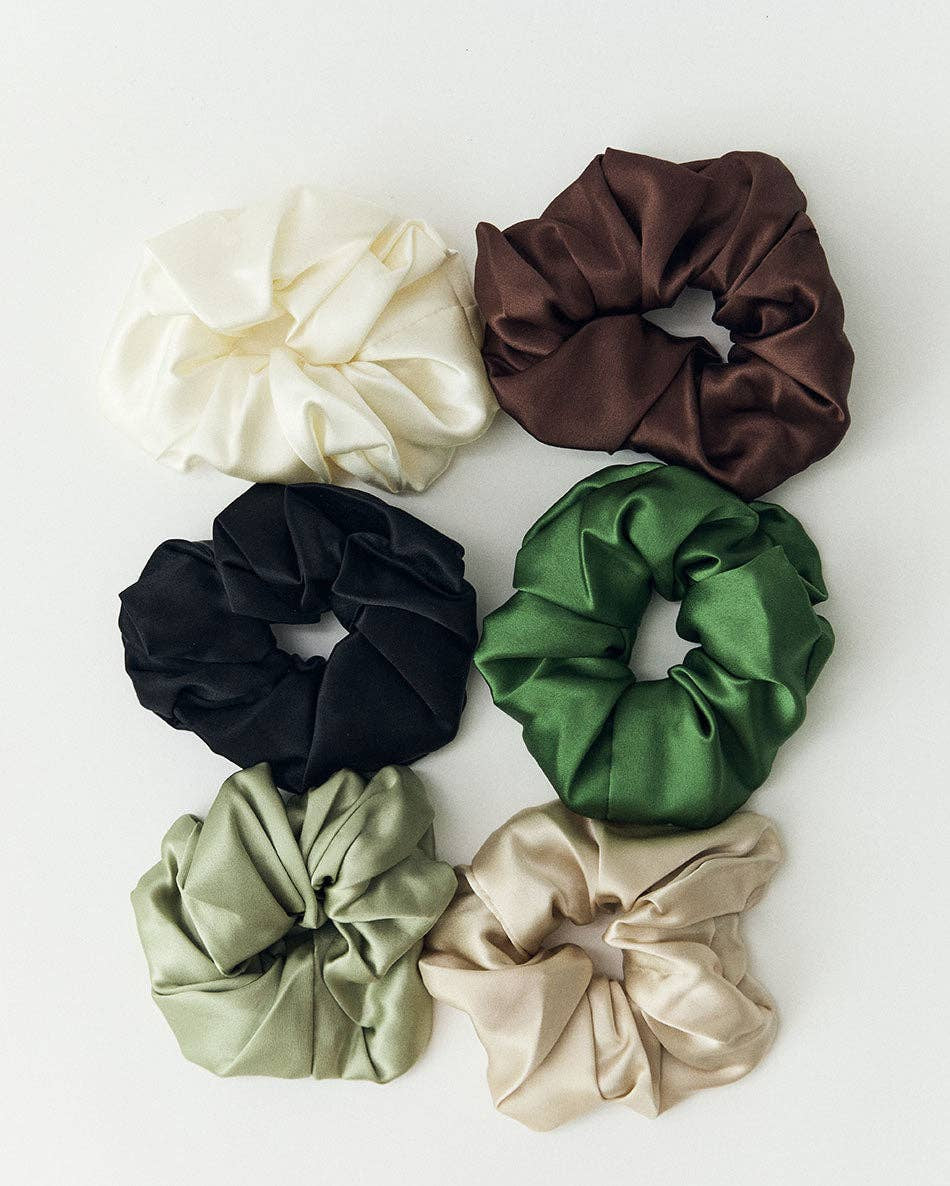 Hinu Co Silk Scrunchies