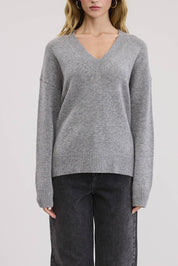 Grey Remi Cashmere Sweater