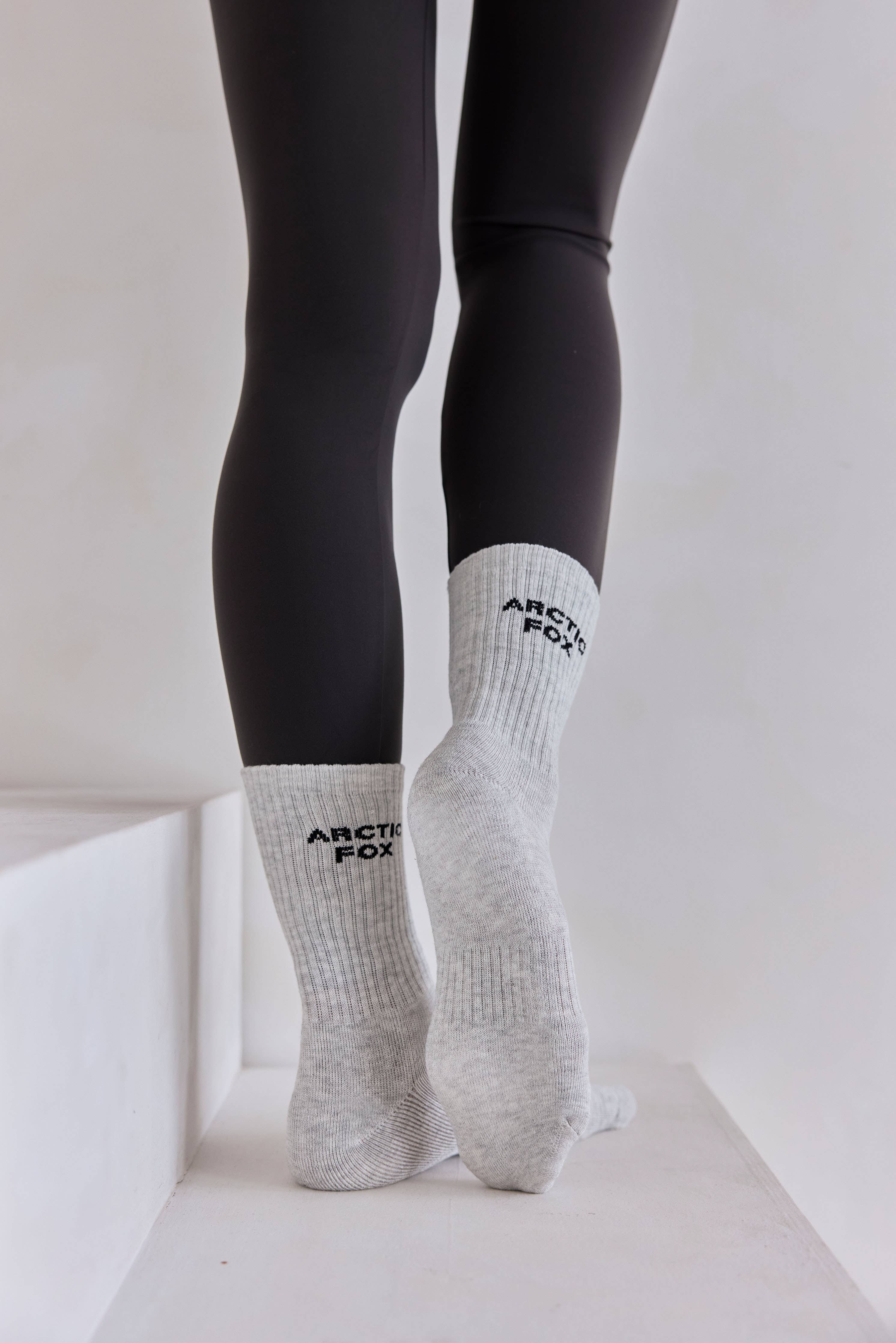 Grey Bamboo Sporty Socks