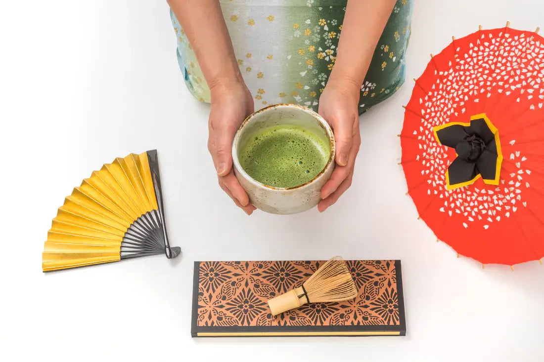 Inoue Tea Yoshino Mino-yaki Chawan - Thumbnail 2