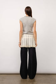 Celestine Pleated Layering Skirt Belt