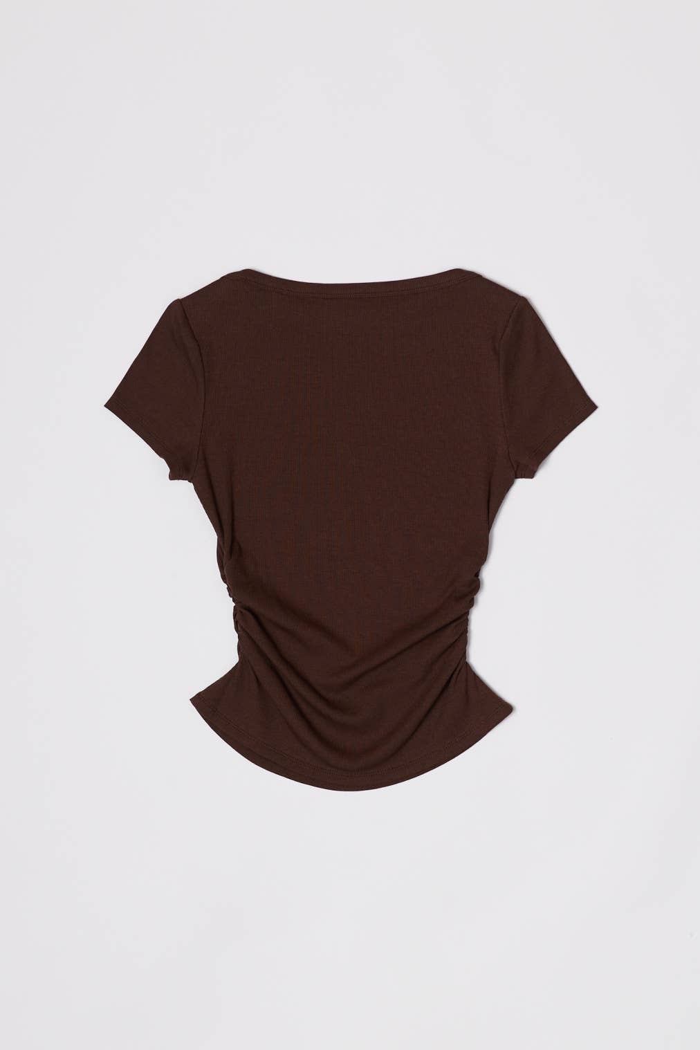Brown Elaina Babydoll Tee