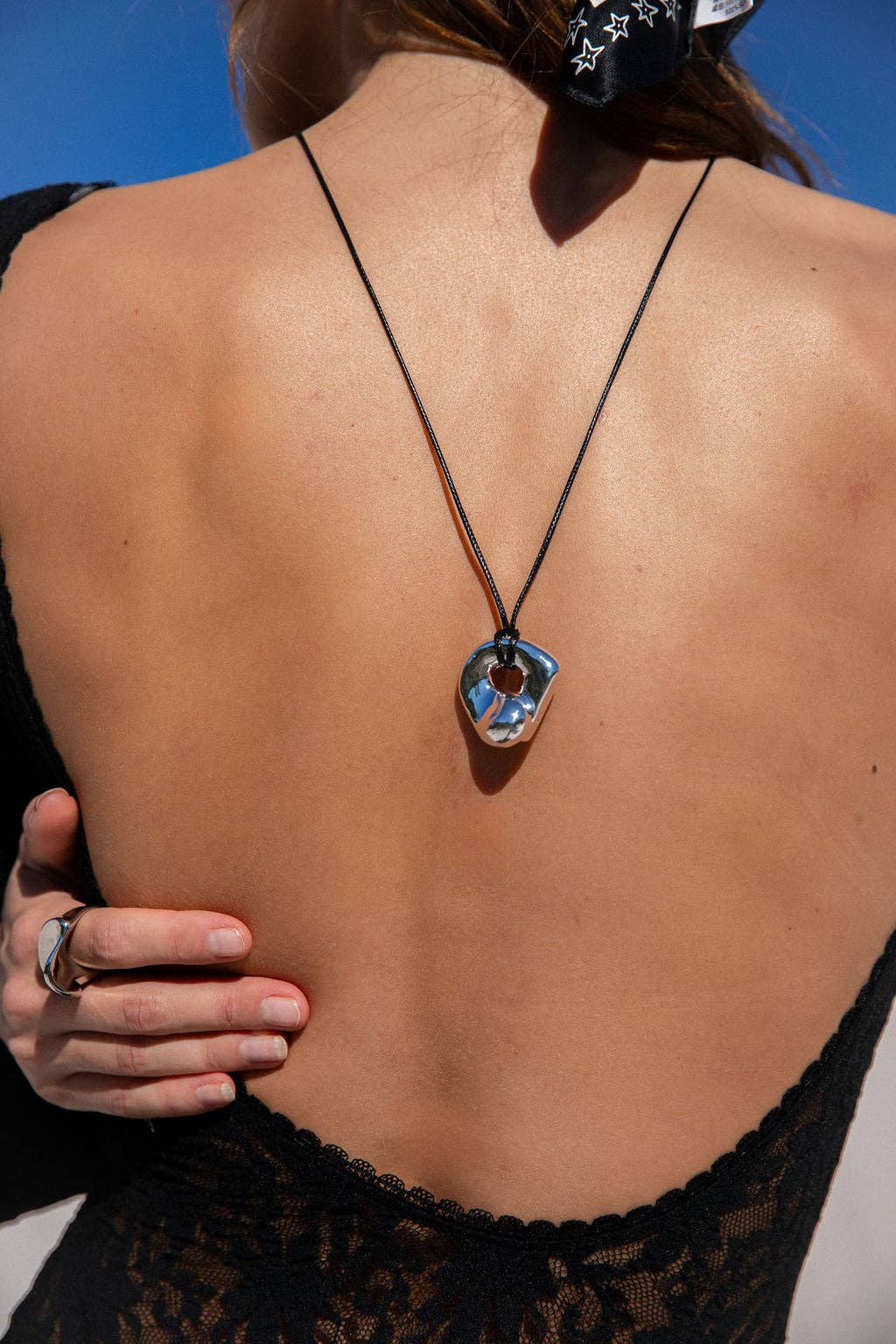 Corded Silver Lina Necklace