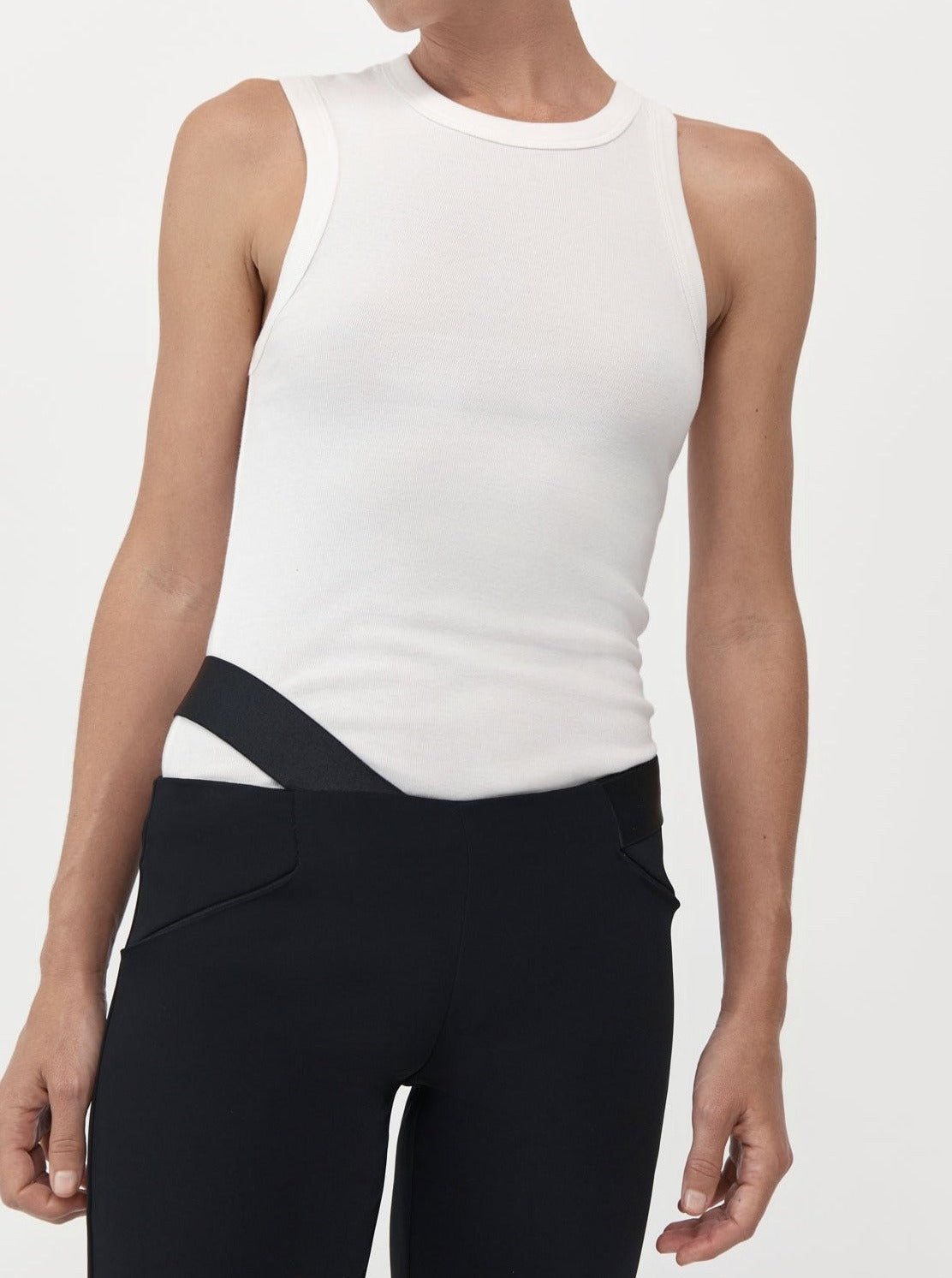 St. Agni Black Deconstructed Trousers