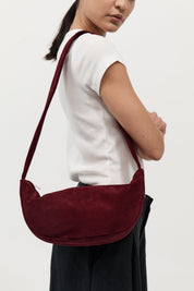 St. Agni Rouge Soft Crescent Bag