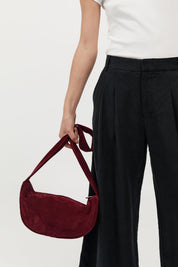 St. Agni Rouge Soft Crescent Bag