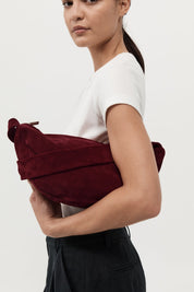 St. Agni Rouge Soft Crescent Bag