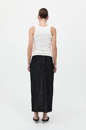 St. Agni White Organic Cotton Bateau Tank
