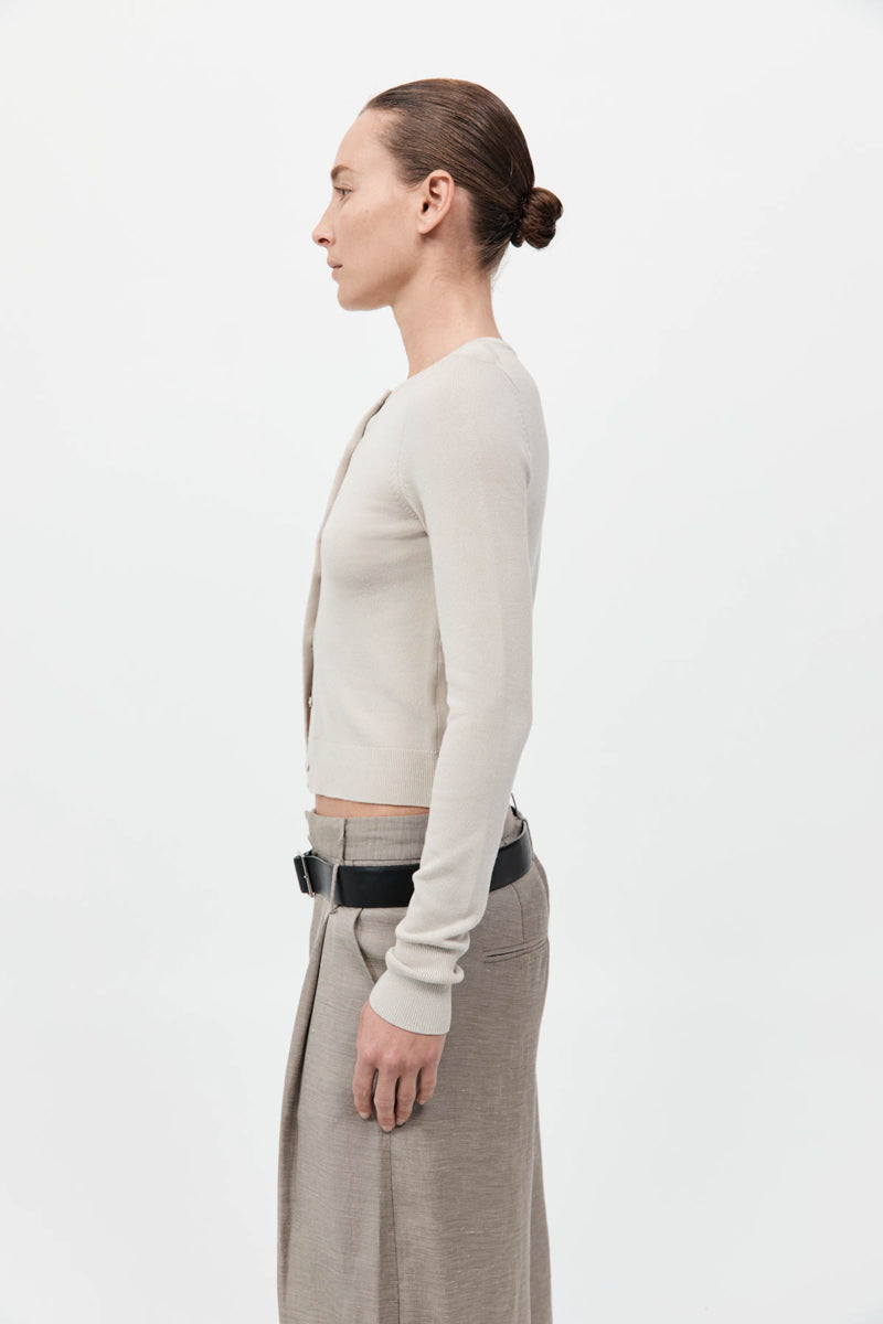 St. Agni Creme Classic Cardigan