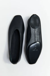 St. Agni Black Soft Glove Ballet Flat